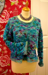 Downloadable knitting  pattern  - chunky jumper